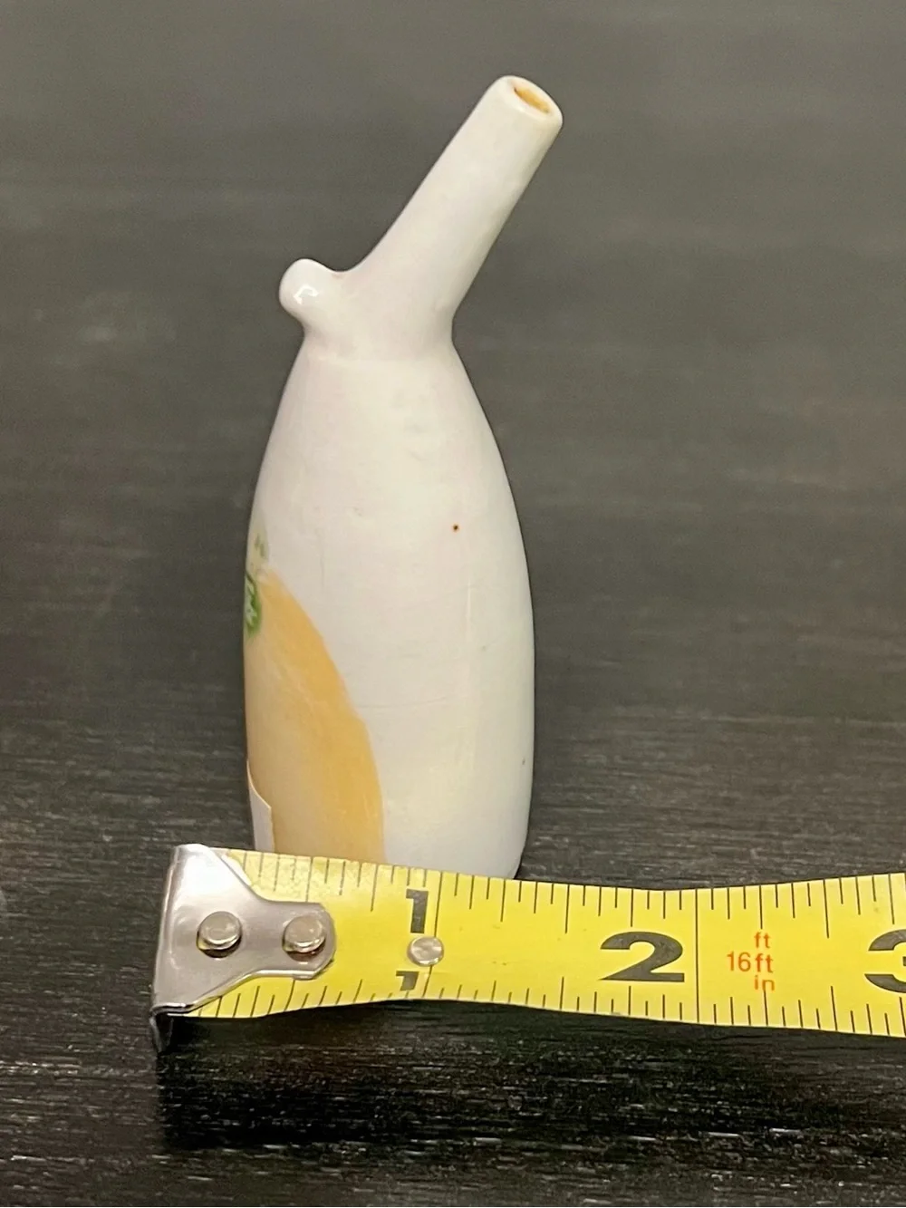 VTG Ceramic Pie Bird Pie Vent Deer Woodland Mountain Scene 3.5” Unmarked Rare